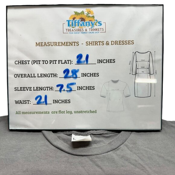 Mens L T-Shirt "I Love Someone With Down Syndrome To The Moon & Back" Gray SS - Picture 6 of 6